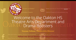 Desktop Screenshot of oaktondrama.org